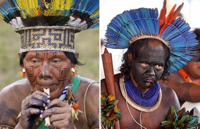 Amazonian tribal costume
