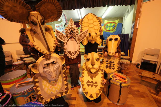 African Arts Day totems