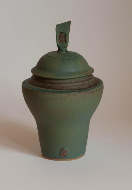 Lotus Lidded Jar