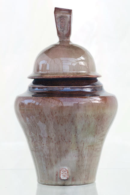Hare Fur Tall Lidded