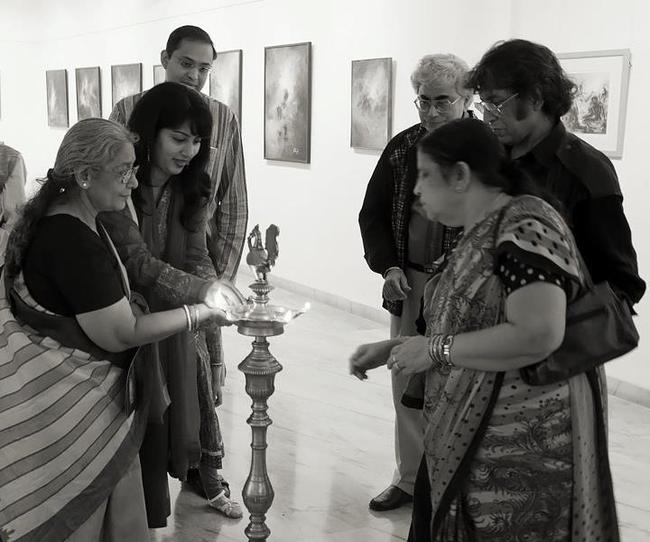 Inauguration...by Eminent Artist Shree Wasim Kapoor