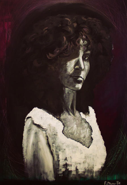 Una sposa in macelleria. Ritratto ufficiale. (A bride at the butcher. Official portrait.)