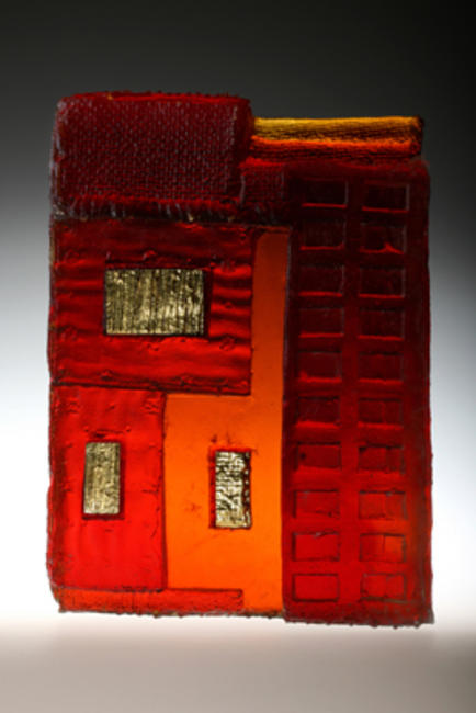 'Architexture' - Orange with gold