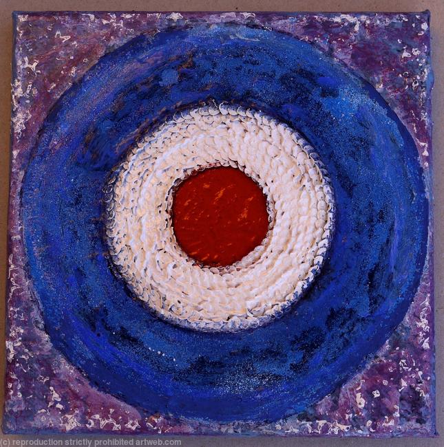 Round Target In Square Canvas
