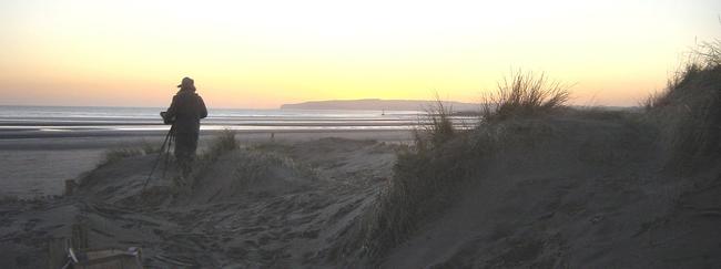 Me painting at Camber Jan 0*