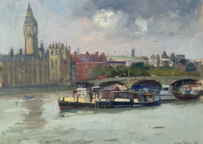 Houses of parliament from lambeth bridge