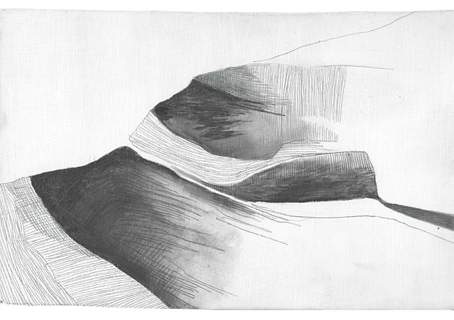 Wave Shadows - Coast drawing