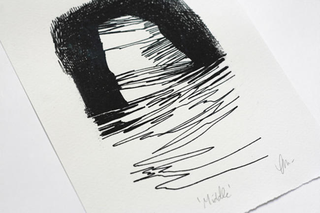 Middle - Screenprint