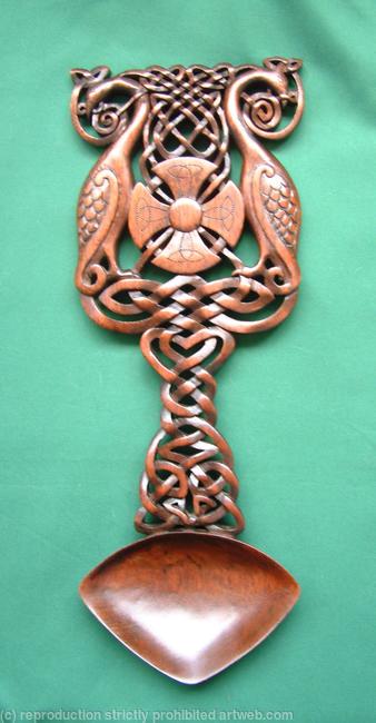 Celtic Love spoon