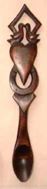 A17 Love birds, heart, horseshoe