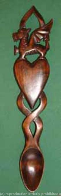 A47* Welsh Dragon, Heart, Celtic twist and Flame