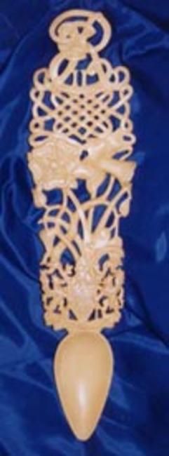 A Love spoon commissioned for Her Majesty Queen Elizabeth 11