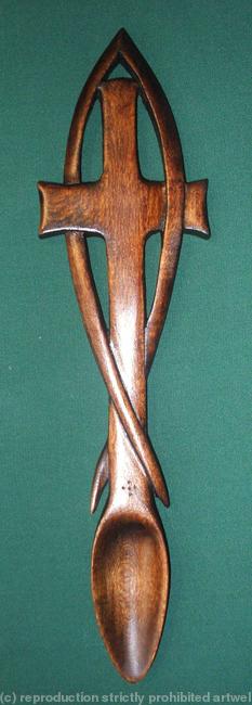 A50d Christian Cross with Icthus