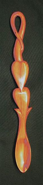A10 Double heart with love knot
