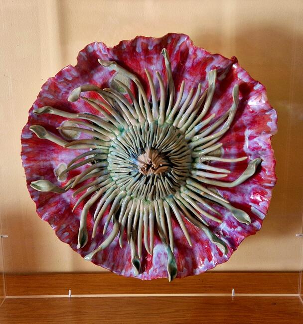 Clematis centre wall hanging