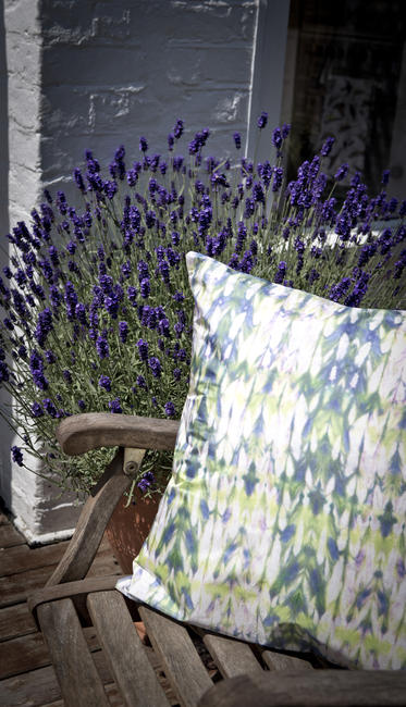 silk cushions