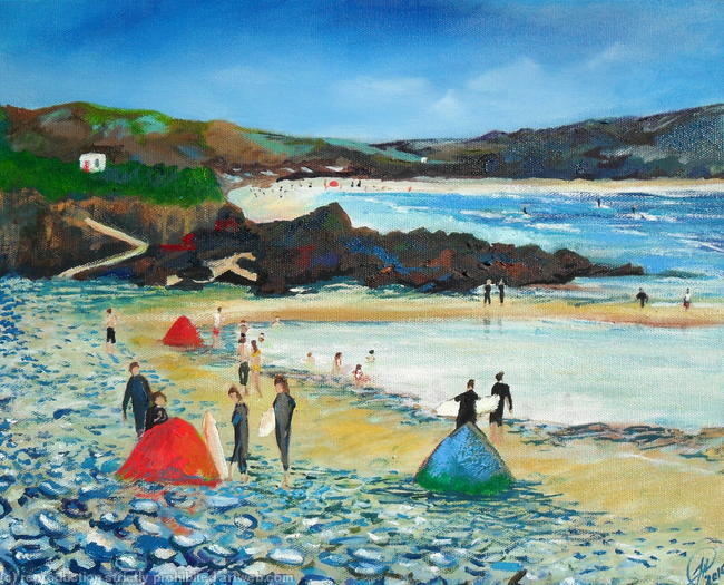 Sandy Shore- Gwithian Cornwall