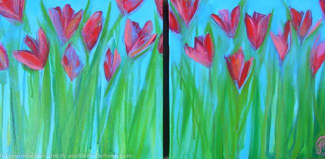 Tulip Blooms