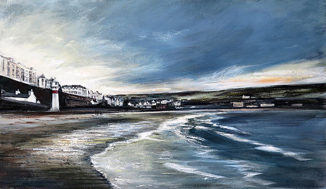 Morning Walk on Port Erin Beach