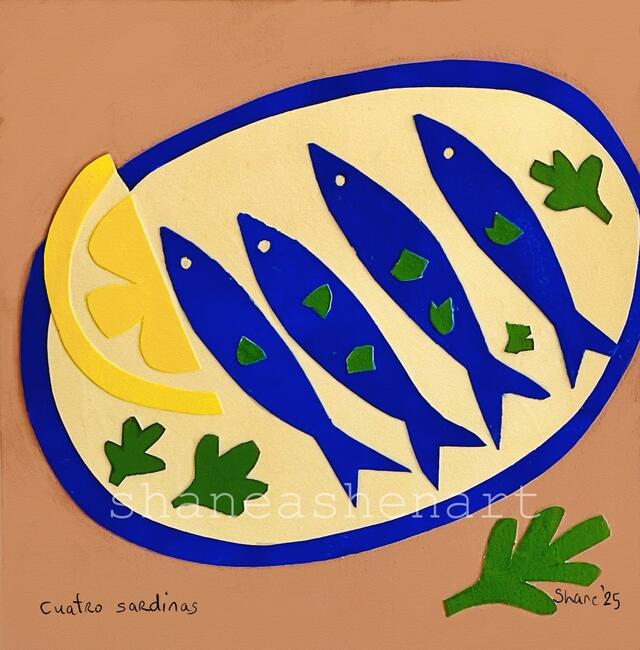 Cuatro sardinas