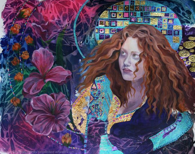 Girl after Klimt