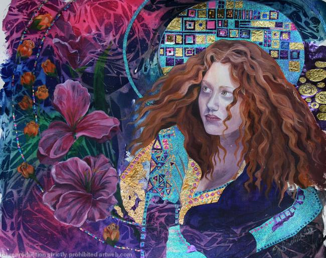 Girl after Klimt