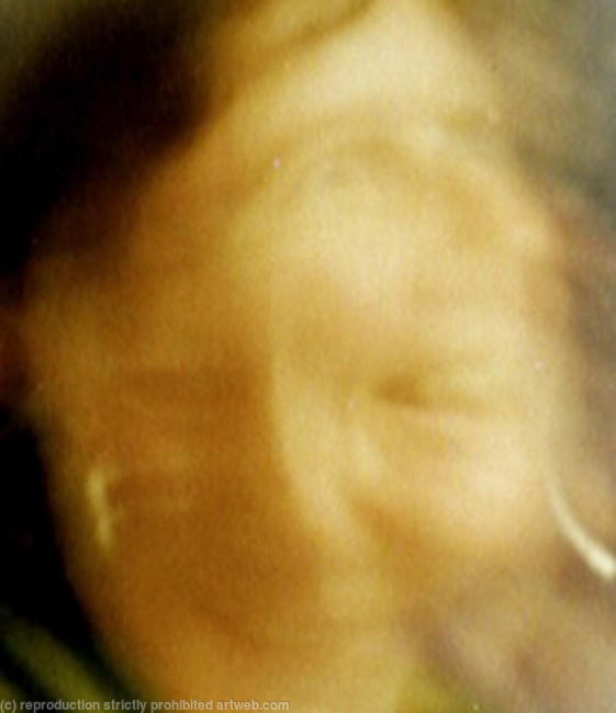 SELF PORTRAIT ~ visiting my newborn niece