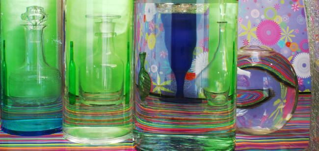STILL LIFE WITH THREE DECANTERS