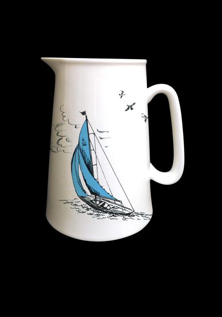 'Sail Away' Blue 2 Ltr Jug