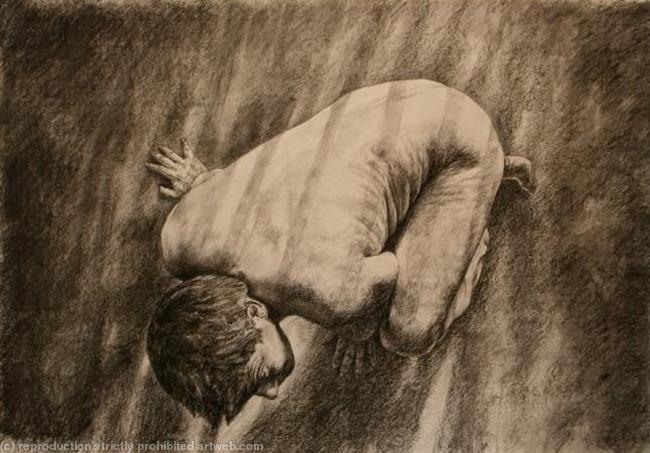 Crouching Drawing