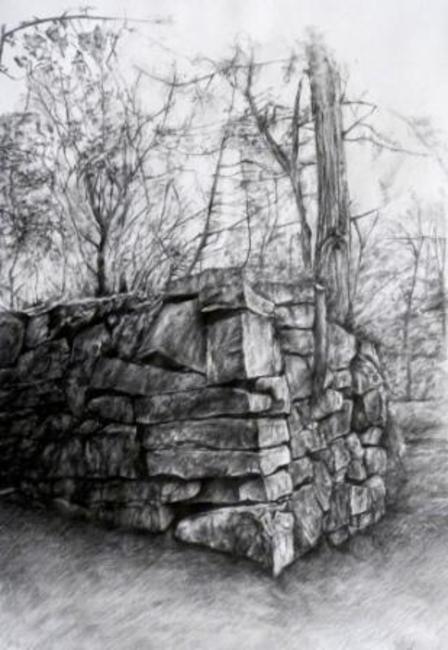 Derelict Wall, Peak District