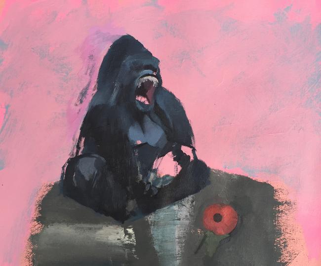 Gorilla & poppy