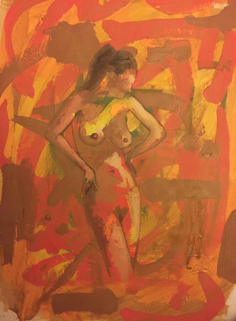Female body nude