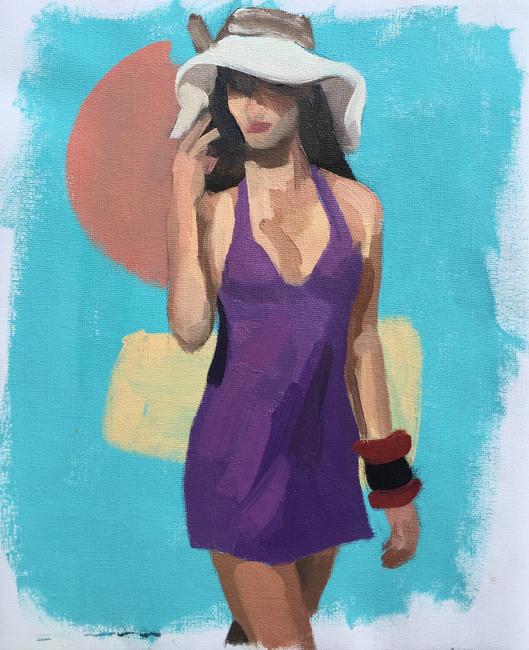 Woman in hat