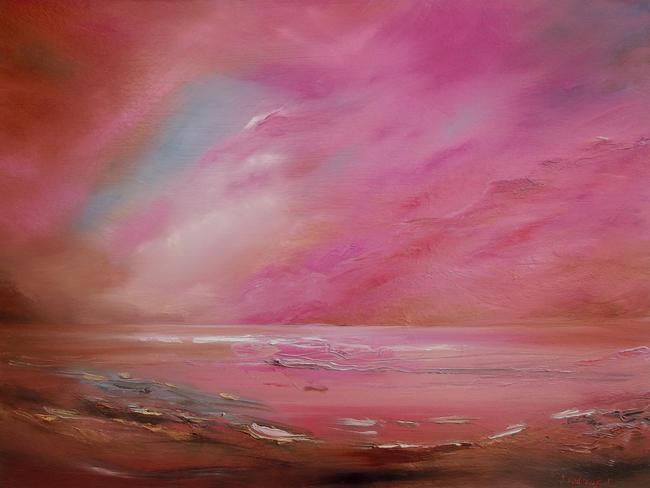 red sky at night
