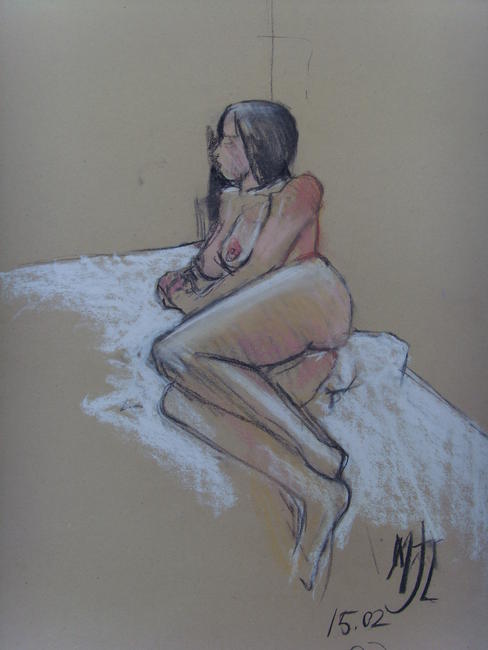 Reclining pose -July