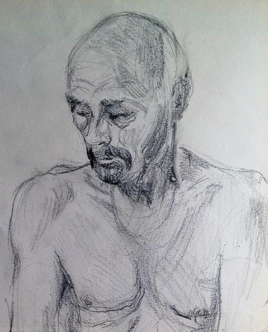 Study for Judgement, drawing.