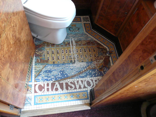 Chatsworth Mosaic for The Orient Express Northern Belle.