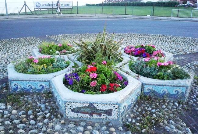 Mosaic Roundabout in Peacehaven
