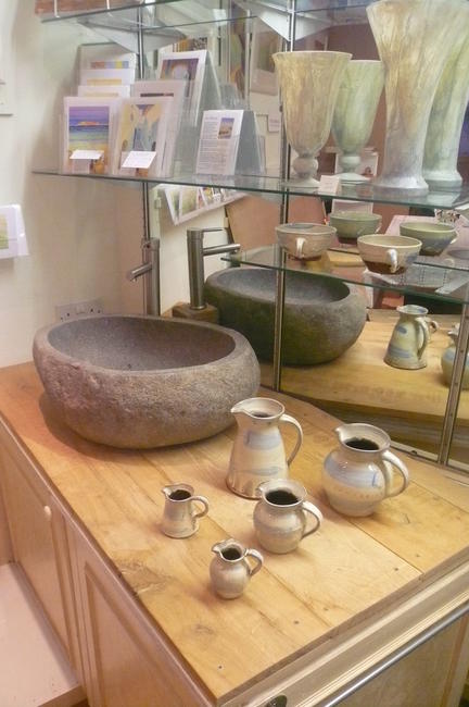 Our River stone sink in the Art temple of Minerva