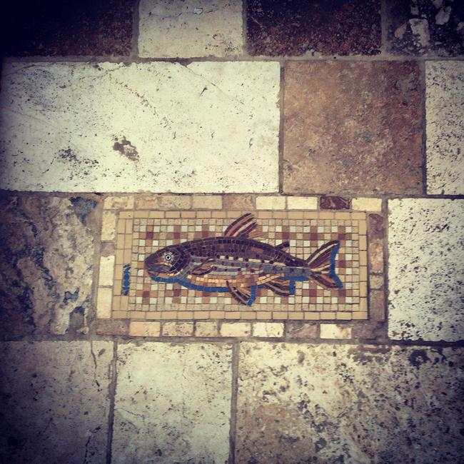 Aimees bathroom floor