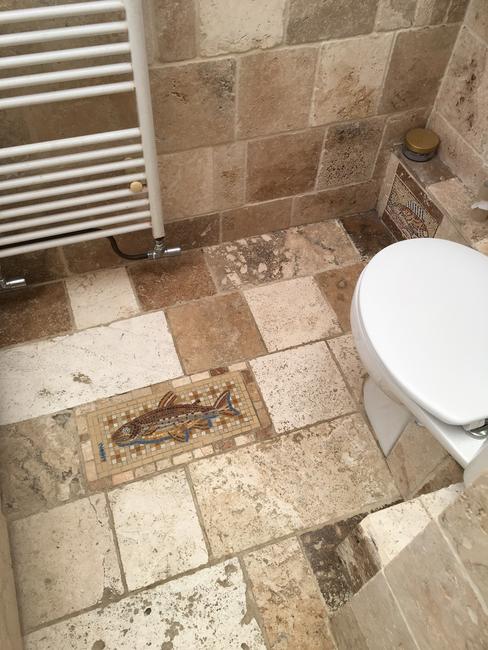 Roman bathroom floor