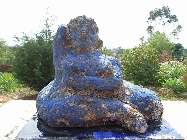 blue fat lady
