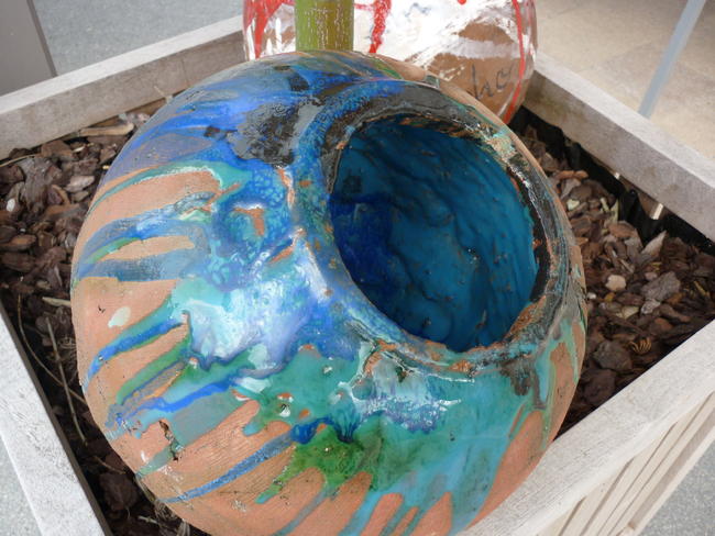 blue vessel