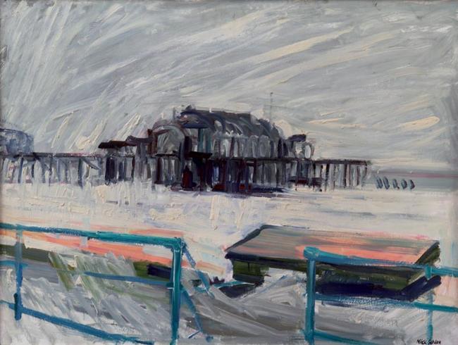 Brighton Pier from West, 1987