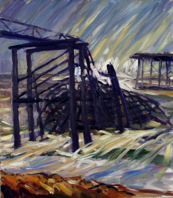 Walkway end and Pier (left), 2006
