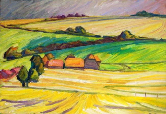 Barns outside Compton