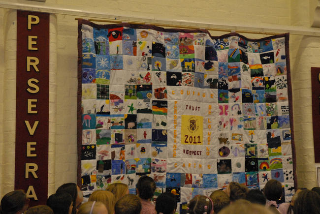 Memory Quilt, Cradley C of E Primary School, Halesowen