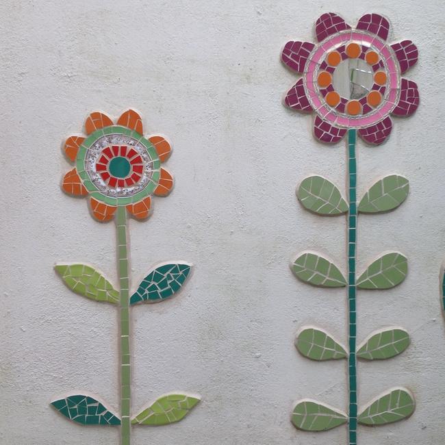 Lollipop Flowers Mural