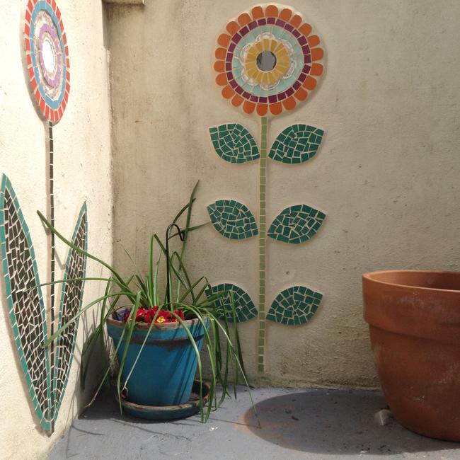 Lollipop Flowers Mural